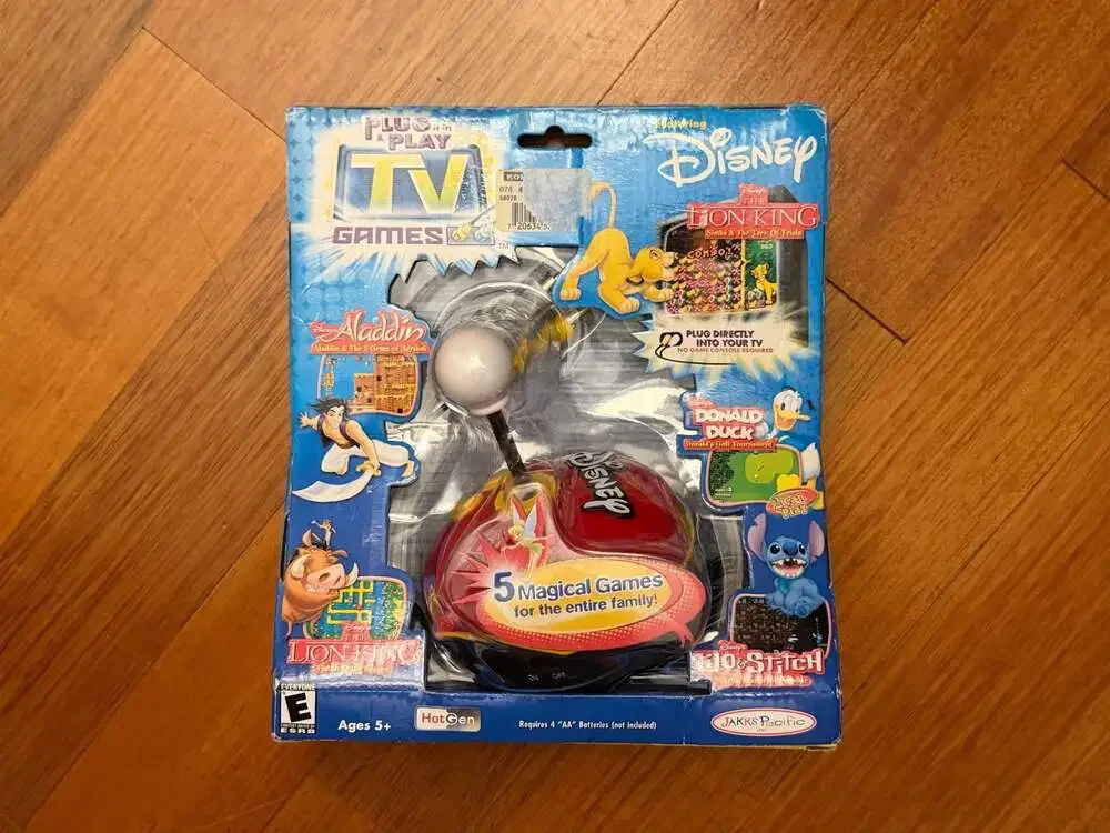 New Disney Plug & Play TV Games - 5 Magical Games for the Entire Family NWT